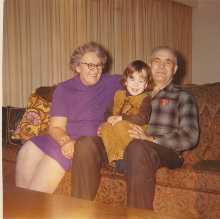Grandma, Grandpa and their adorable grandson