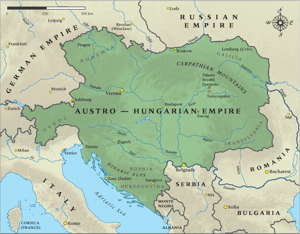 Austro-Hungary Map