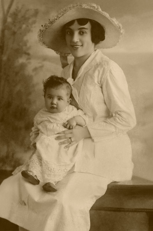 Mildred Elizabeth Tabor Tenure and Ethel Tenure, 1916 New York